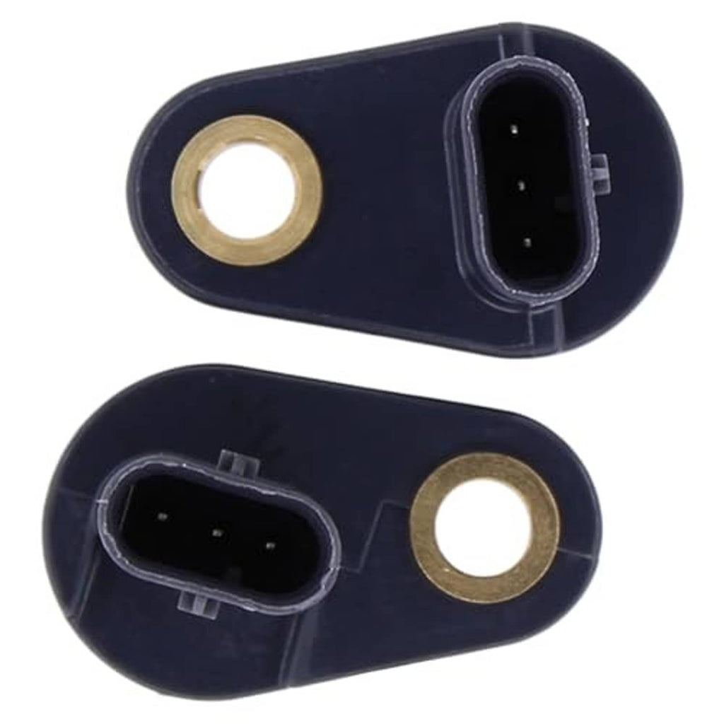 Camshaft position sensor with 2-pin connector, dark housing, brass contact hole