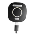 Black charging dock with circular sensor ring, USB-C connector, Size 9