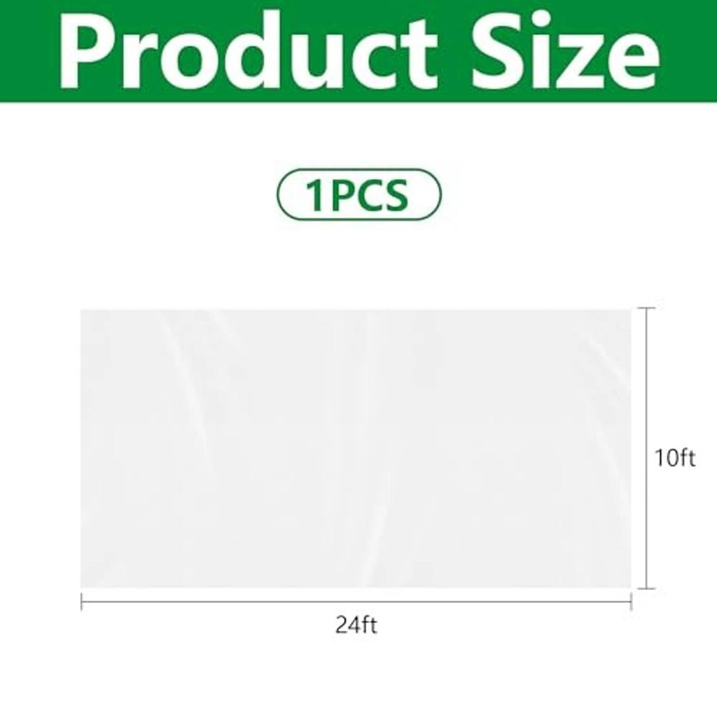 White plant protection cloth, 24 ft by 10 ft size (1 piece)