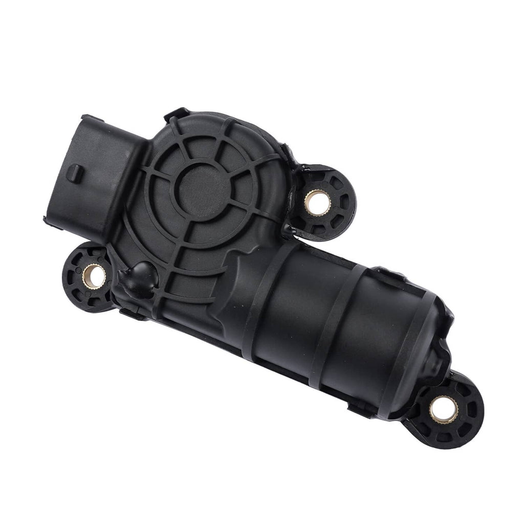 Black intake manifold runner control motor with large circular housing and rear mounting ends