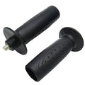 LDEXIN angle grinder side handles, black rubber grips with threaded bolt, 2-pack