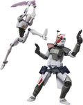 Star Wars Black Series ARC Trooper and Commando Droid action figures with blasters