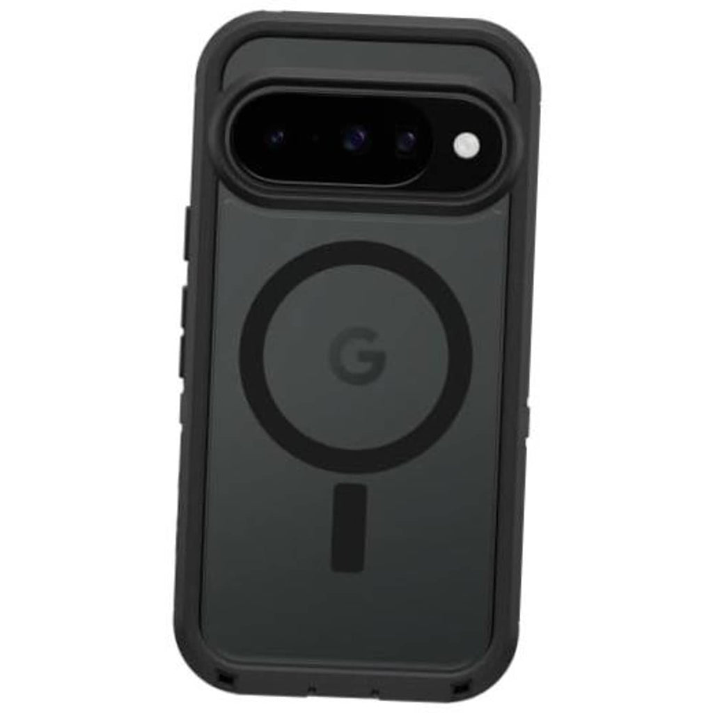 Dark Side Black Defender Pro XT phone case with camera cutout and circular grip