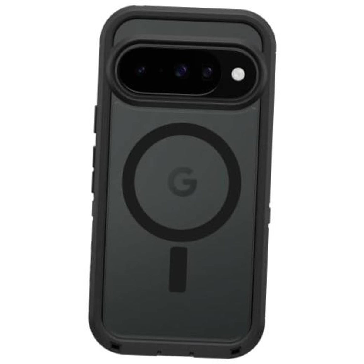 Dark Side Black Defender Pro XT phone case with camera cutout and circular grip