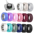 Multicolor silicone ring covers set for secure protection
