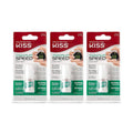 KISS Maximum Speed nail glue triple pack, blister packaging with white bottles