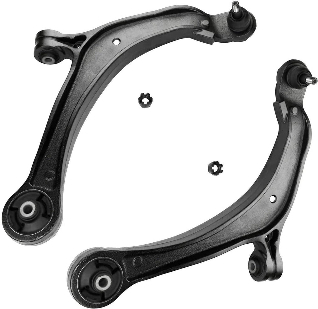 Front lower control arm with ball joint and bushings, dark steel, rubber boot