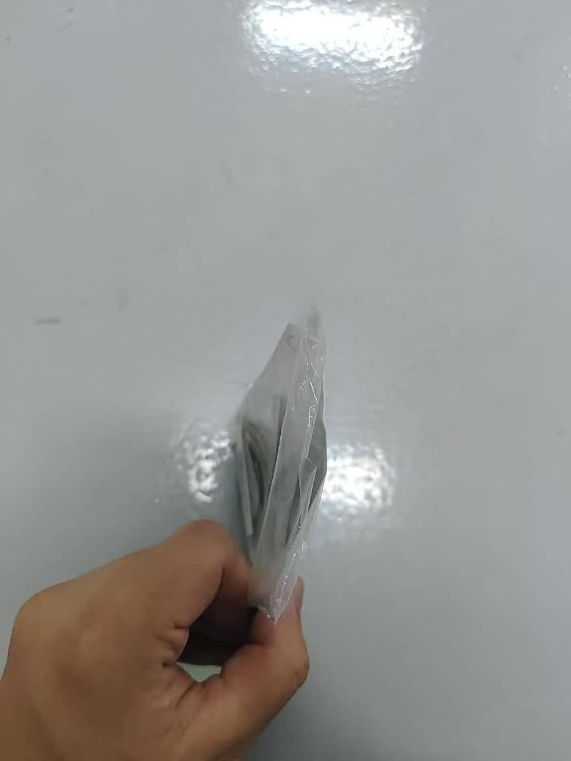 Mini gold and silver letter stickers in clear sealed pouch