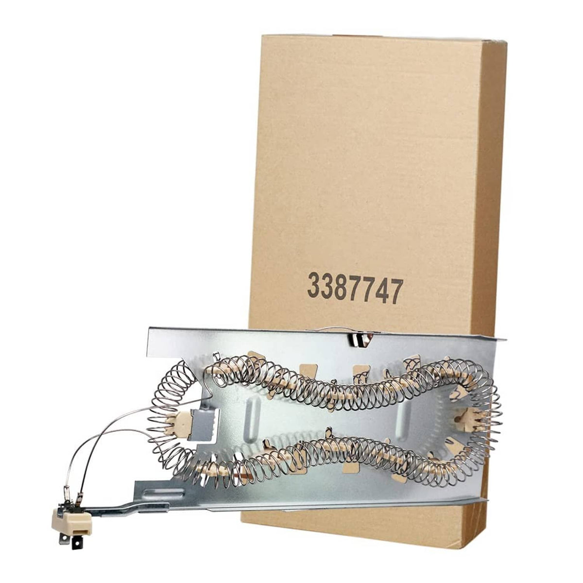 Ansoon dryer heating element replacement part with coils in cardboard packaging