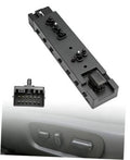 Front right seat power adjustment switch with wiring connector and control buttons
