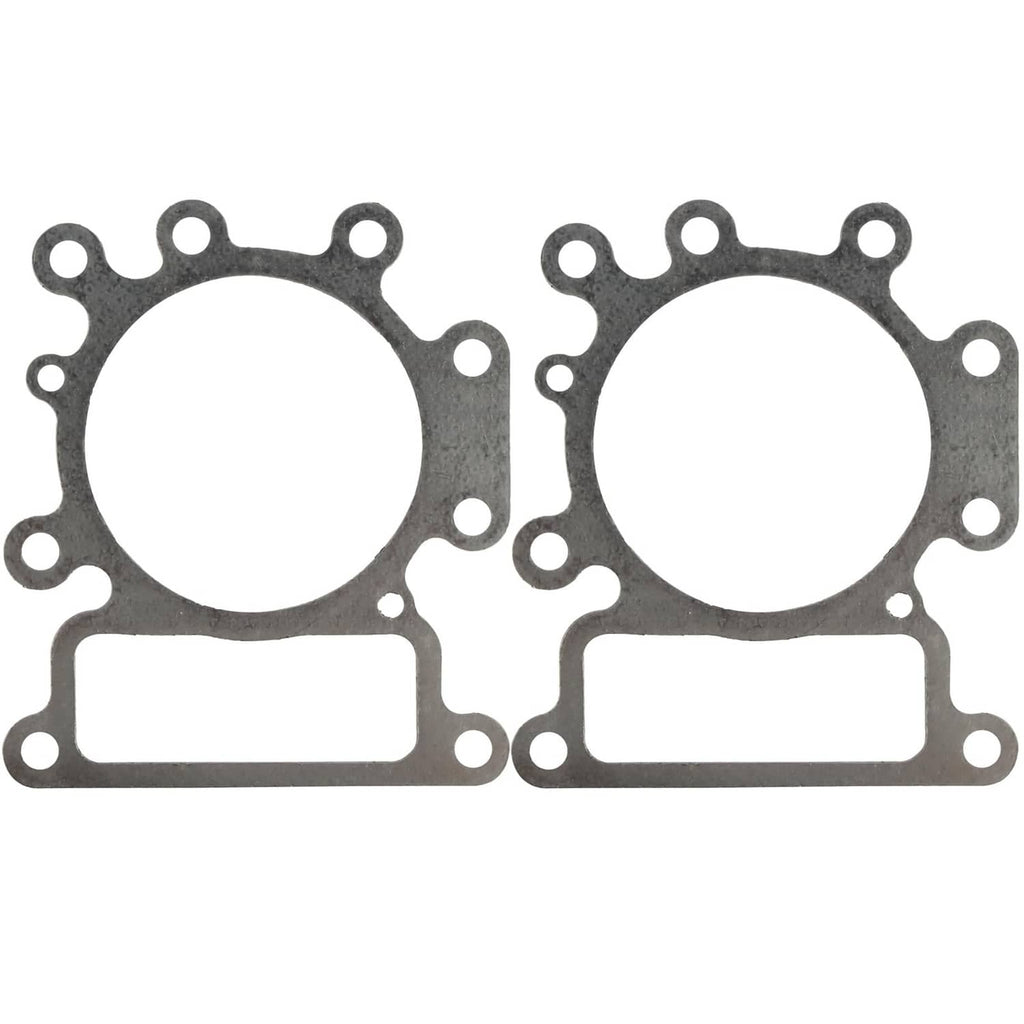 WFCYQ 2-pack cylinder head gaskets, gray metal seal rings and rectangular cutout