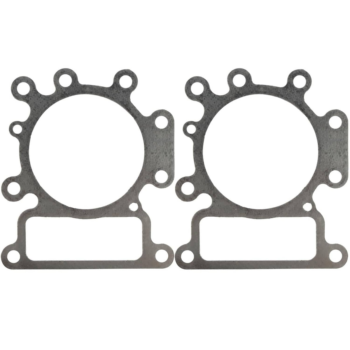 WFCYQ 2-pack cylinder head gaskets, gray metal seal rings and rectangular cutout