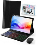 Black keyboard folio case with stand and backlit keys for a 11-inch tablet