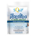 Saline solution salt pouch with Nasaline branding and 12 oz size