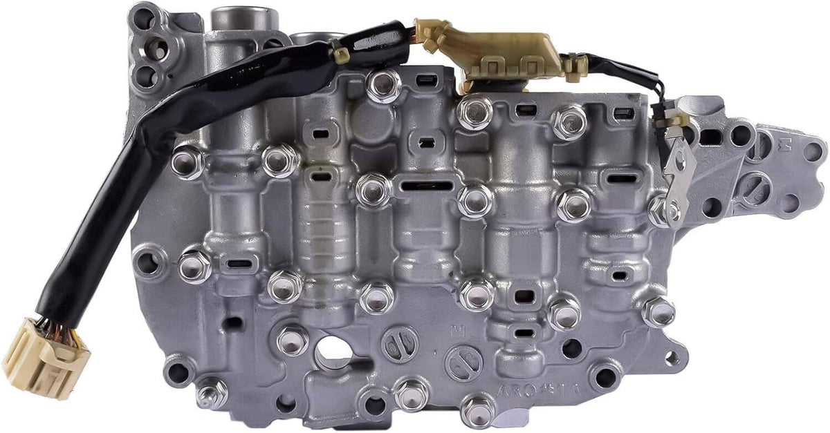 Metal CVT valve body assembly with actuator ports and electrical connectors