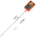 RivetOak ThermoPro TP510 Waterproof Digital Candy Thermometer with Pot Backlit-Orange