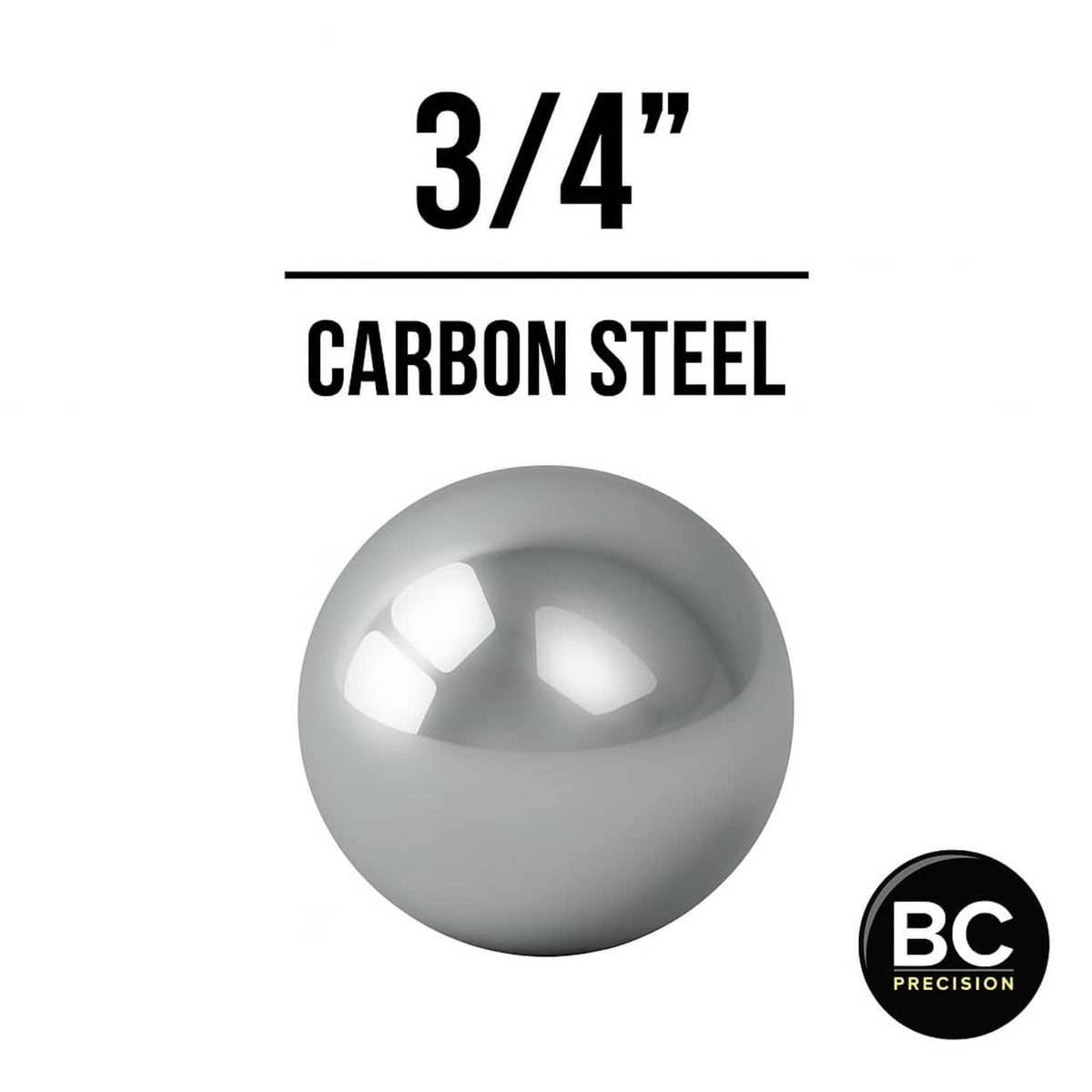 3/4 inch carbon steel ball bearing with round steel ball and internal race