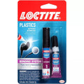 Loctite Plastics Bonding System kit blister pack with activator and glue bottles