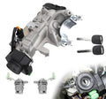 Ignition switch lock cylinder with 2 keys, metal housing and key slots