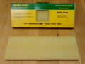 Duratool Durafoam 10 in floor trim pad refill, white foam applicator pad