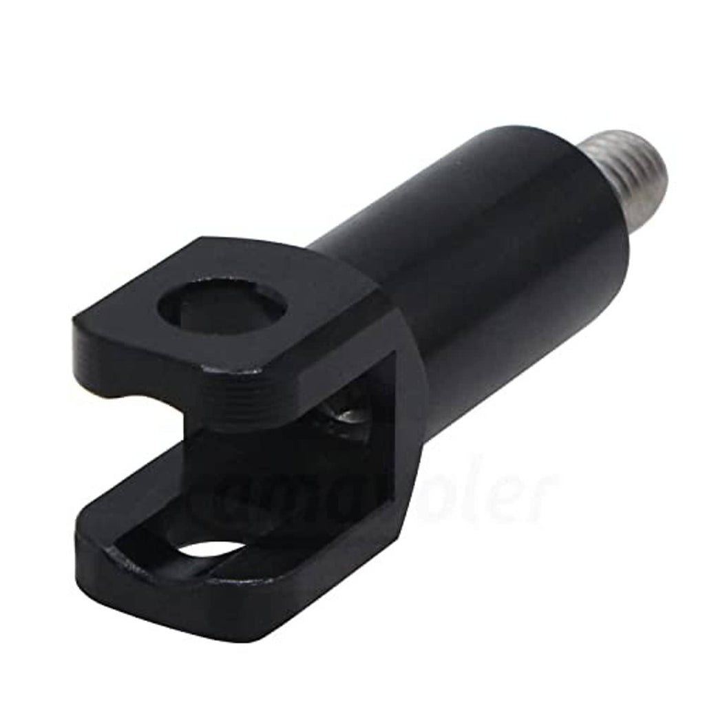 Black threaded clevis mount fork with mounting hole