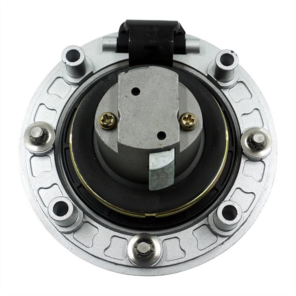 Ignition switch lock assembly with metal base, black connector, mounting screws