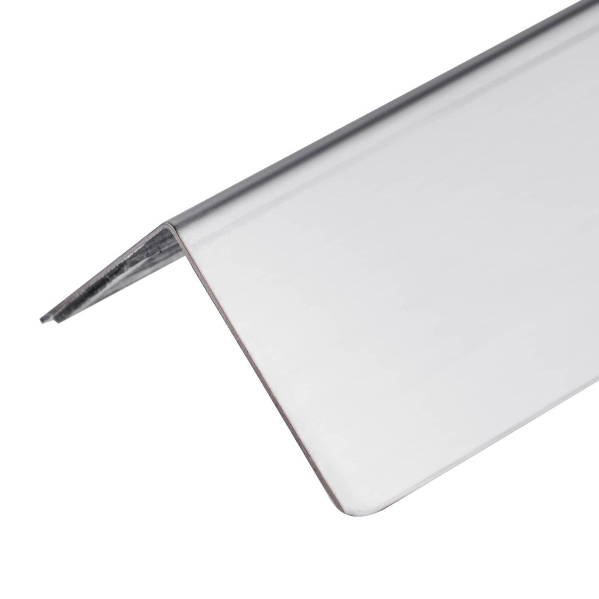 Stainless steel wall corner guard with adhesive backing, U-shaped edge protector