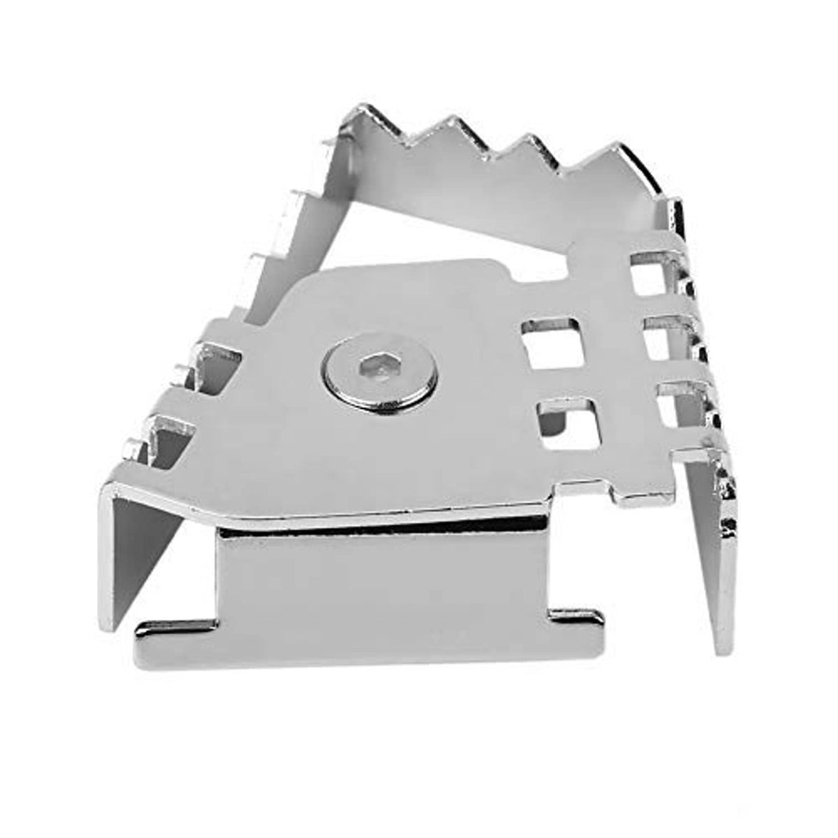 Stainless steel motorcycle rear brake lever extension bracket with hex bolt center