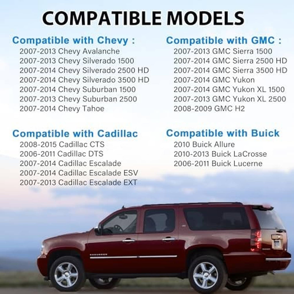 Red SUV exterior with power seat switch compatibility image overlay