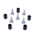 Rotary encoder code switch potentiometer modules with black push knobs (set of 5).