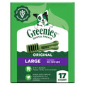 Greenies Original large dental treat box, 17 count for 50–100 lb dogs