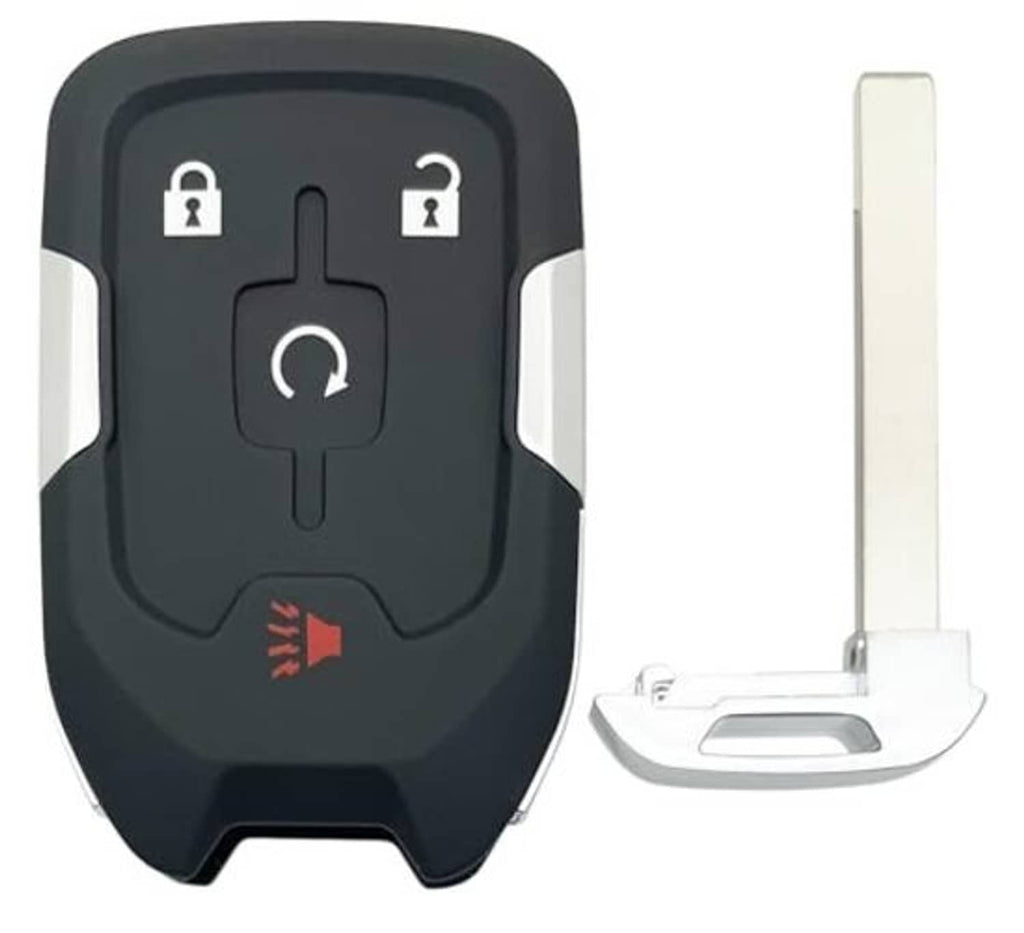 Black key fob shell case with visible lock/unlock icons and metal key blade