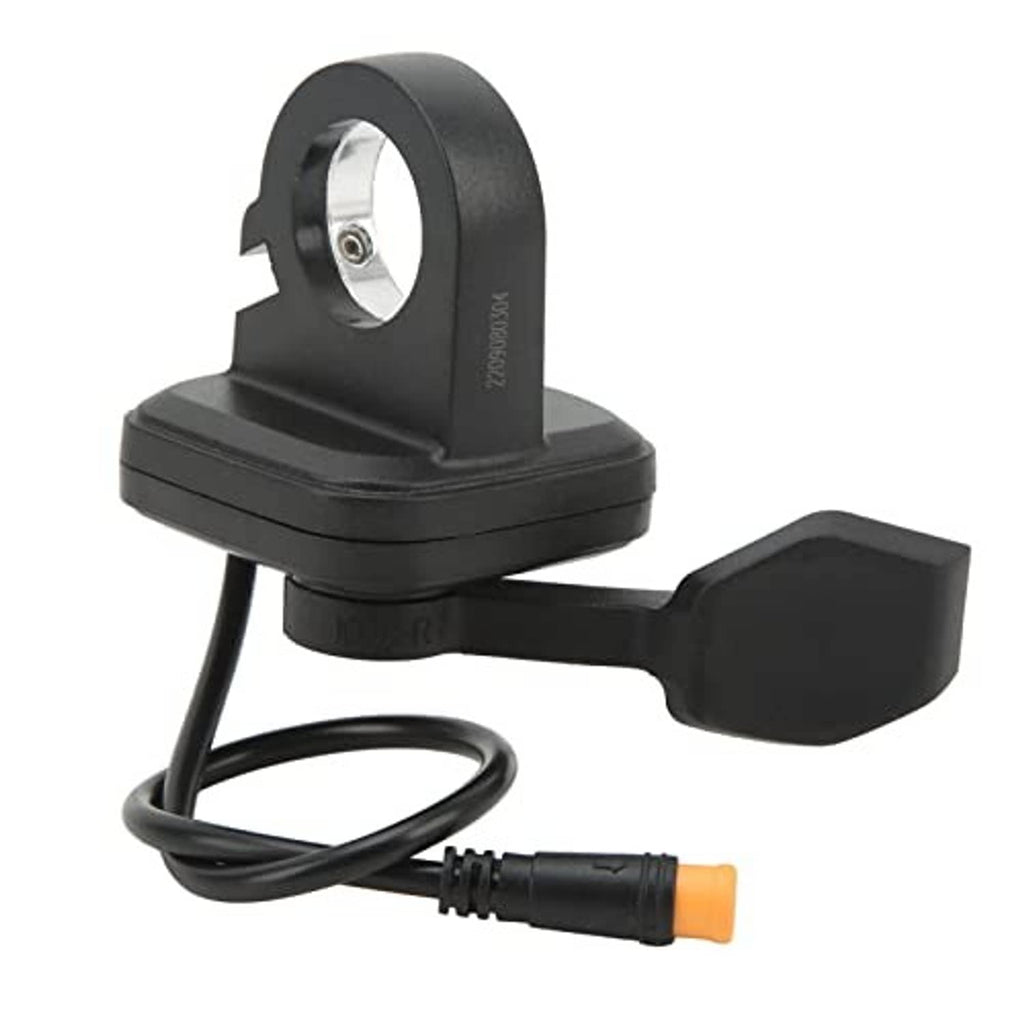 Black thumb throttle control with lever knob, bracket, and 3-pin cable