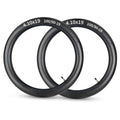 Motorcycle inner tube pair, black butyl tubes for 4.10x19 100/90-19 tires