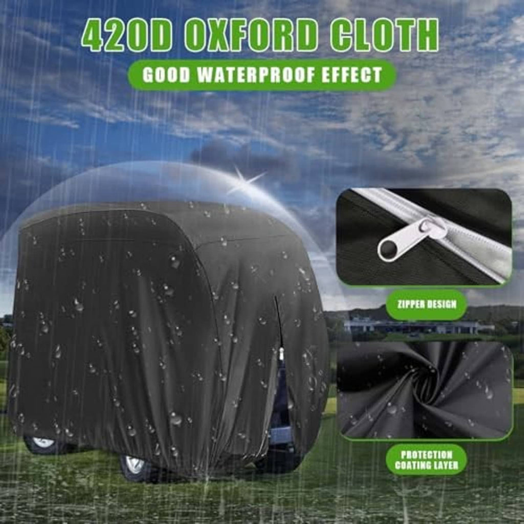Waterproof 420D oxford cloth golf cart cover fabric with water-splash protection