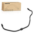 Black water coolant hose pipe with two end fittings