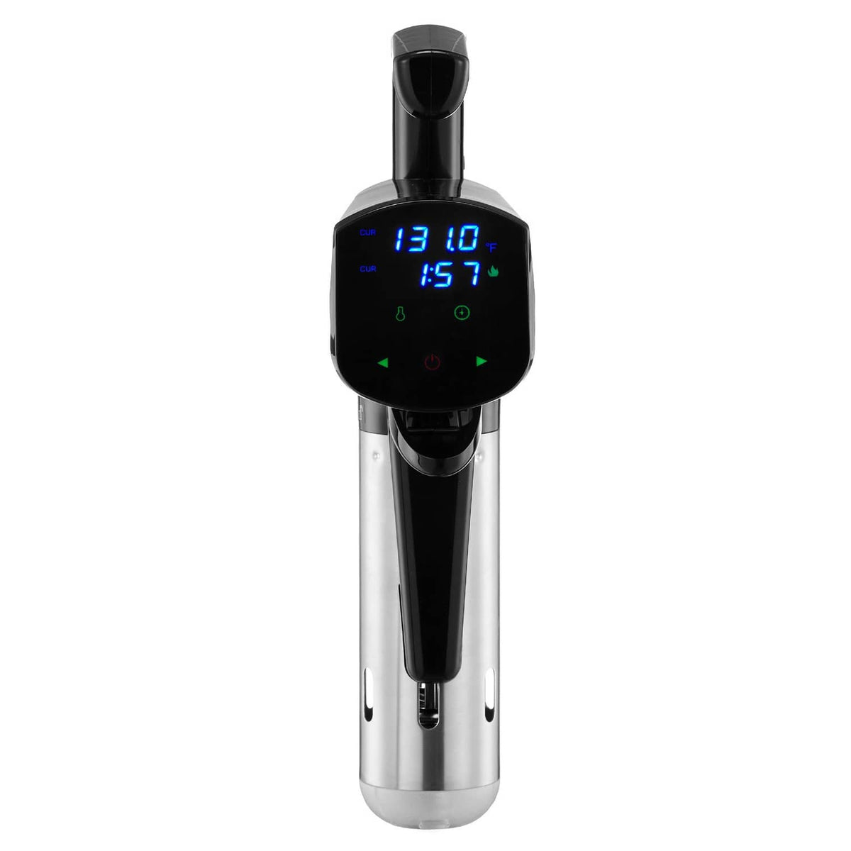 Sous vide precision cooker with LED display and stainless steel body