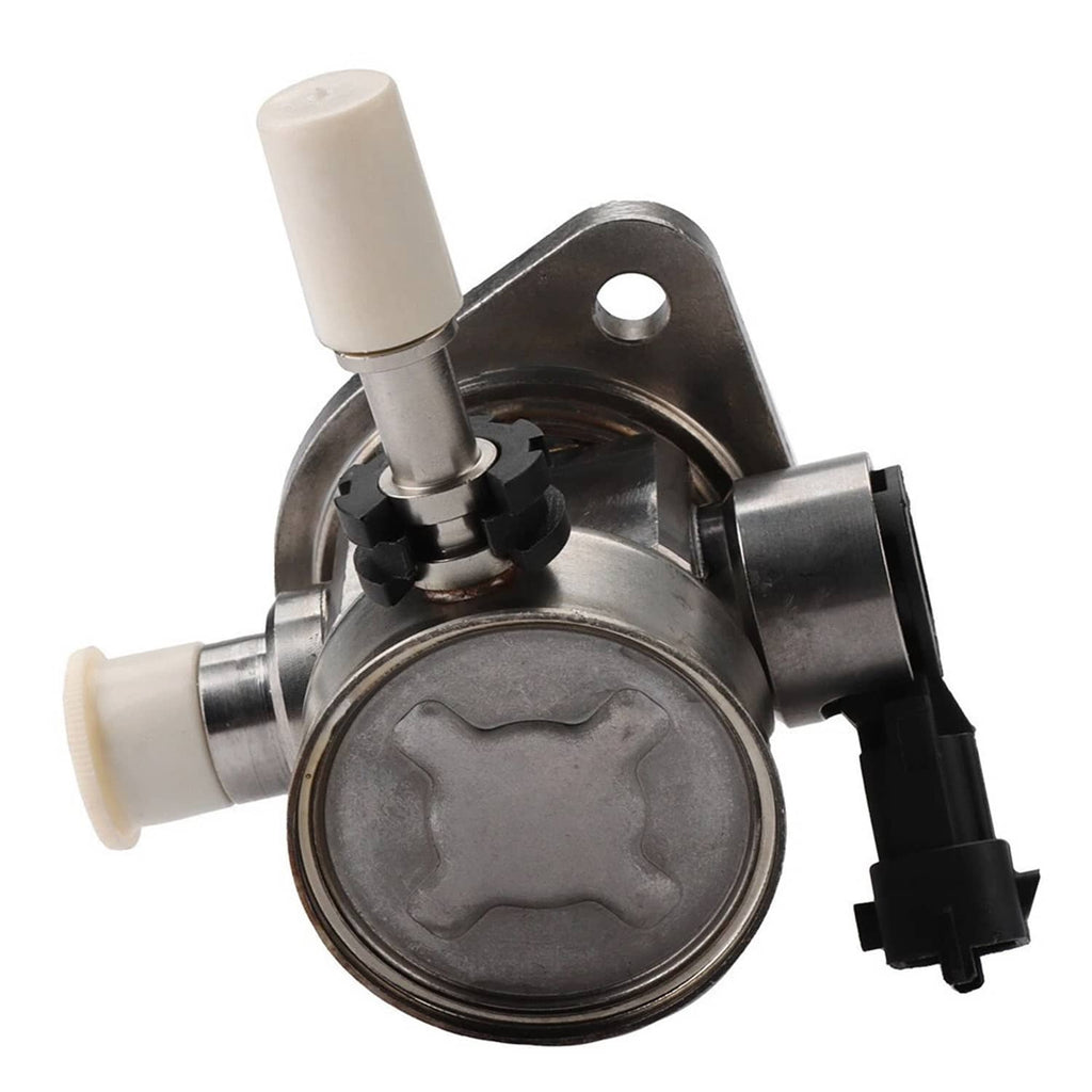 High pressure fuel pump with round top diaphragm and black electrical connector
