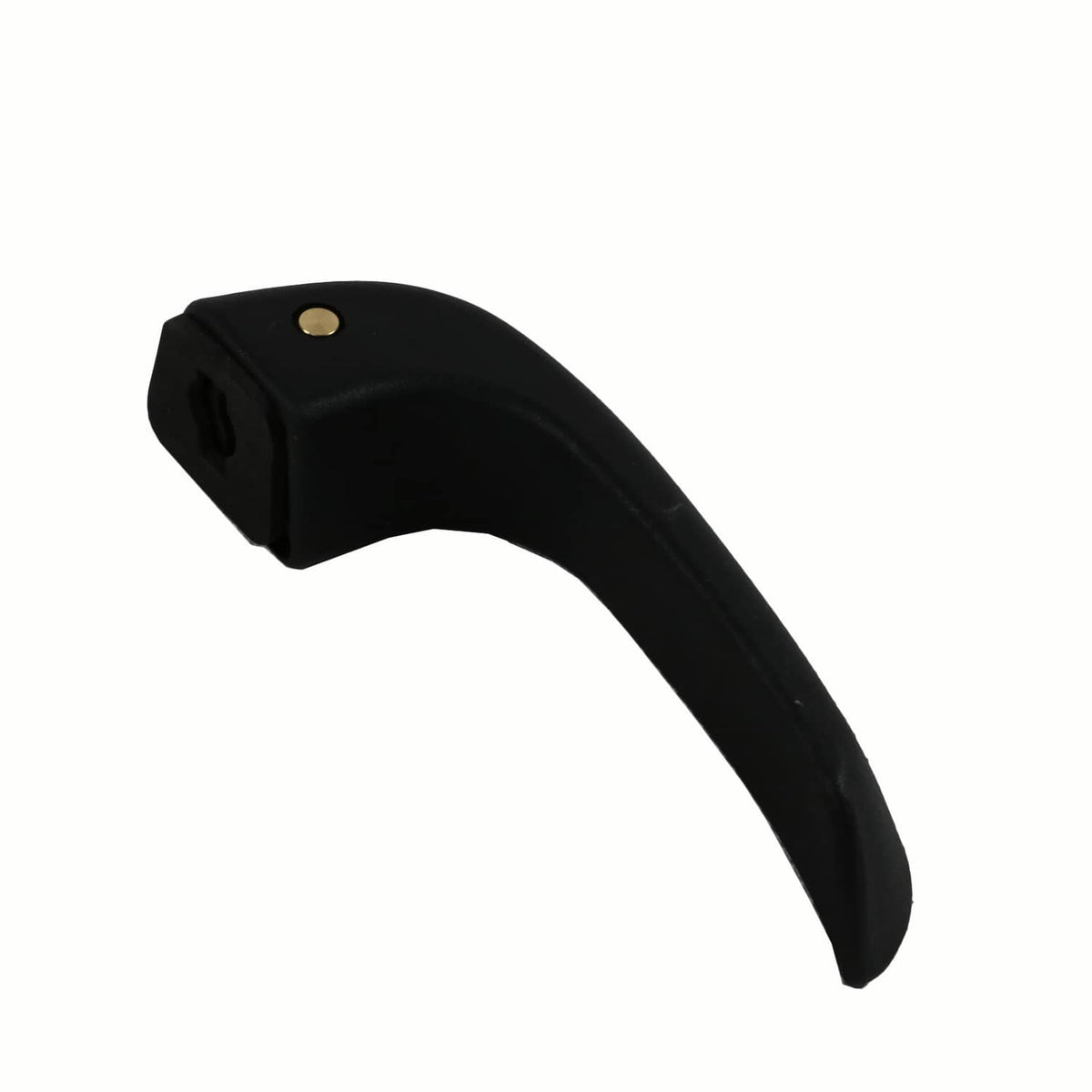 Interior door handle lever, black curved handle piece