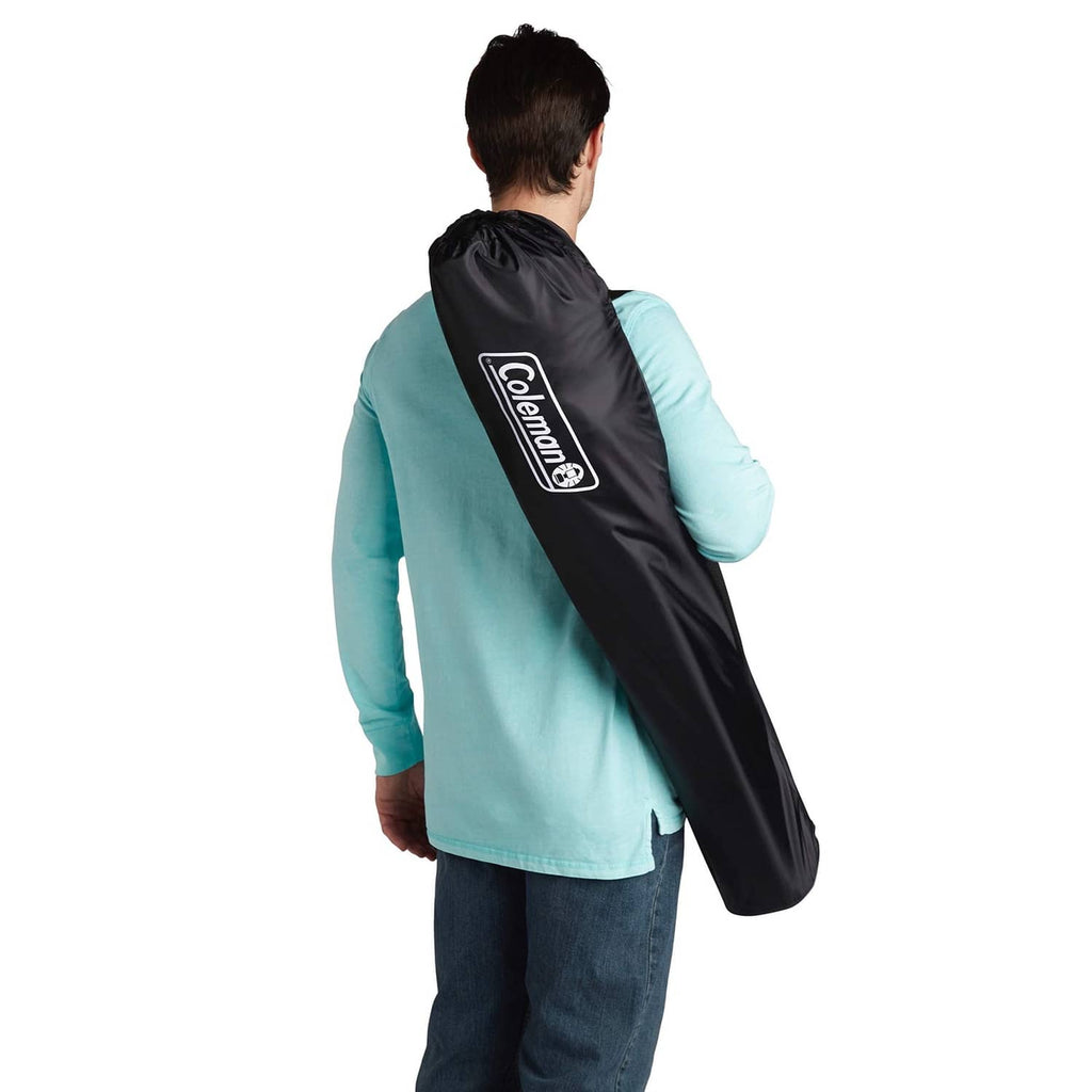 Coleman quad camp chair carry bag/cover with shoulder strap, black fabric