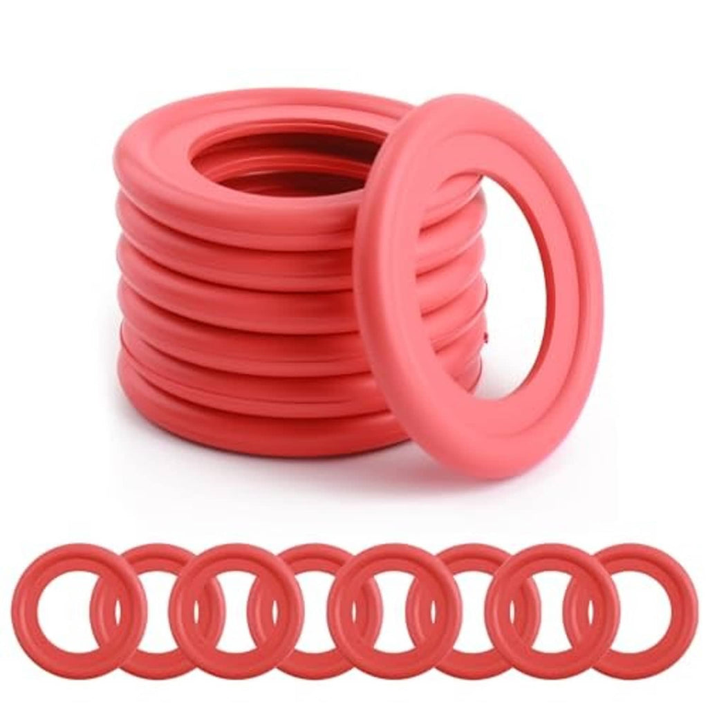 Red oil drain plug crush washers, 15-piece ring stack