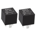 Automotive relay cube, black body with “JD2914 24V 40A” marking and two terminals
