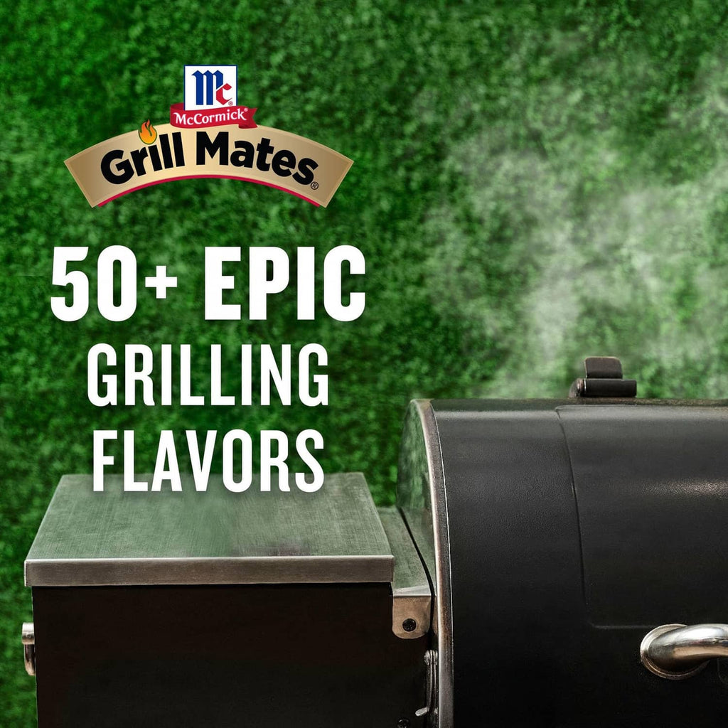 McCormick Grill Mates promo for epic grilling flavors on a grill