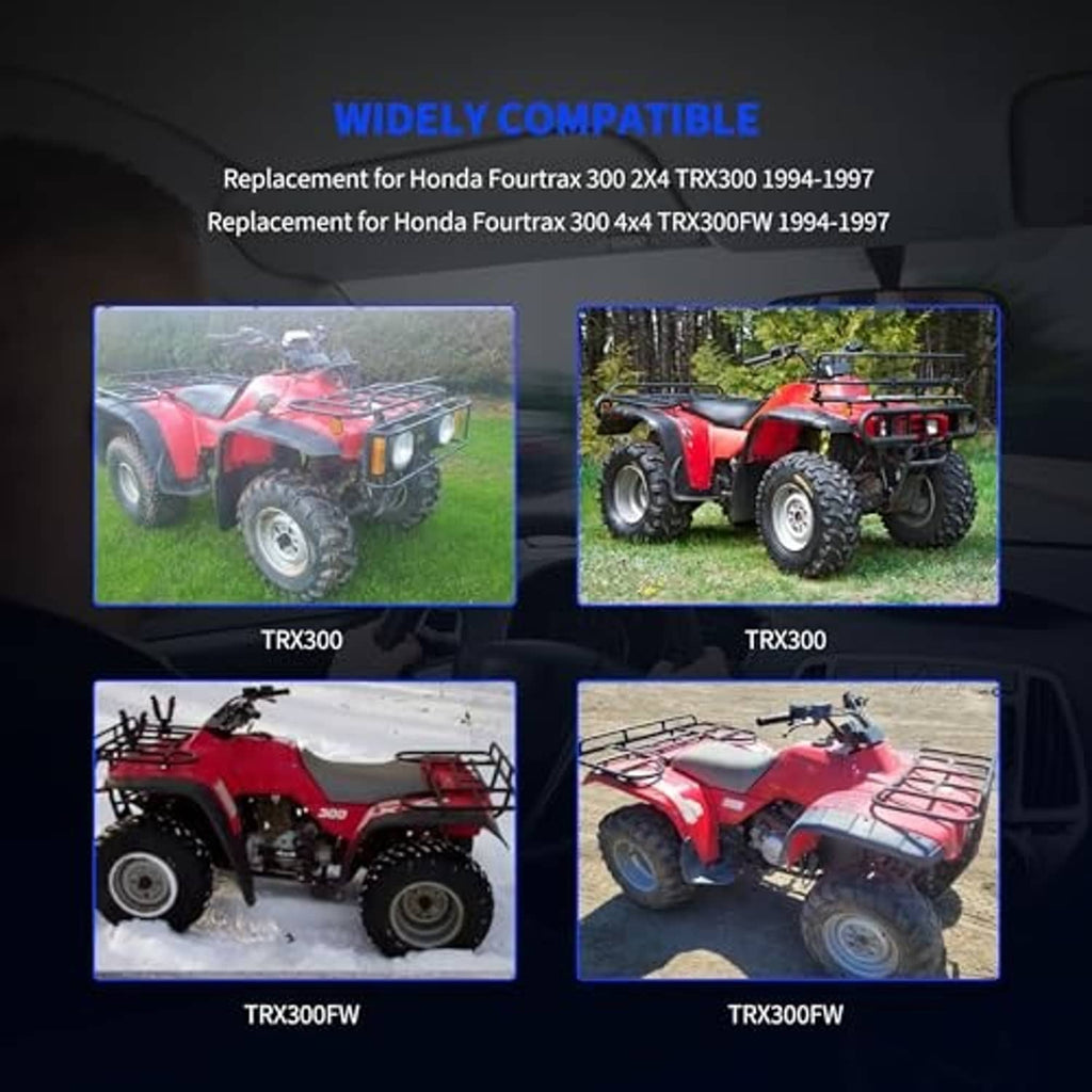 Black ignition CDI module box shown with ATV model compatibility layout