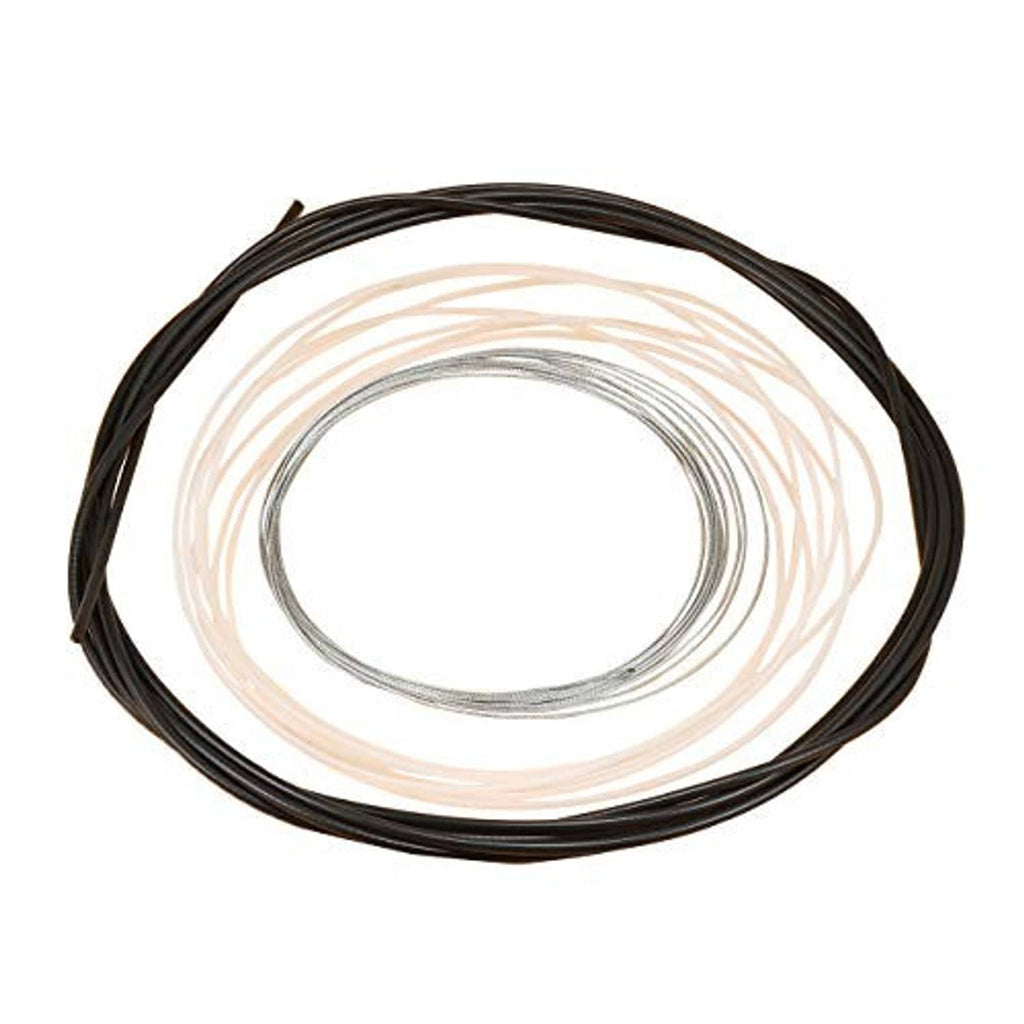 Throttle cable kit with black outer cable and inner wire loop