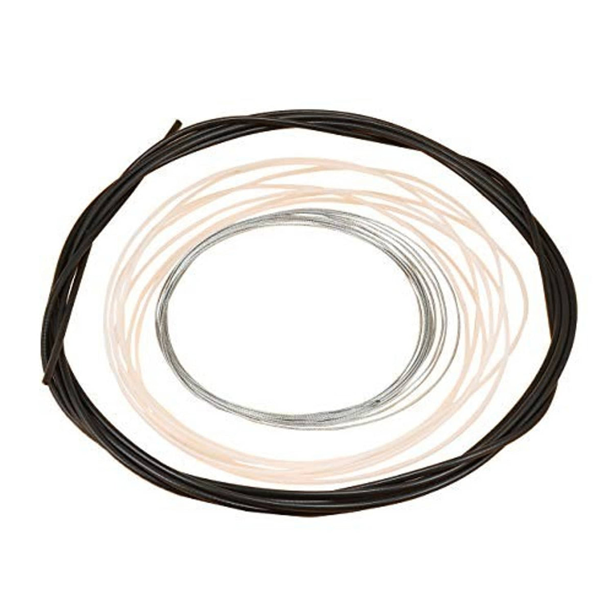 Throttle cable kit with black outer cable and inner wire loop