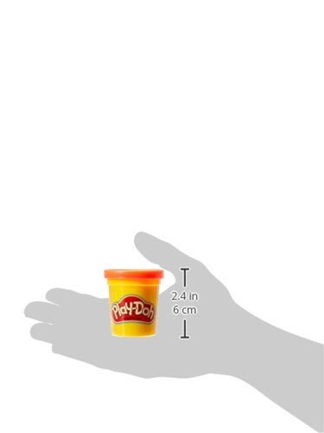 Play-Doh cup with sizing marks, small single container of modeling compound