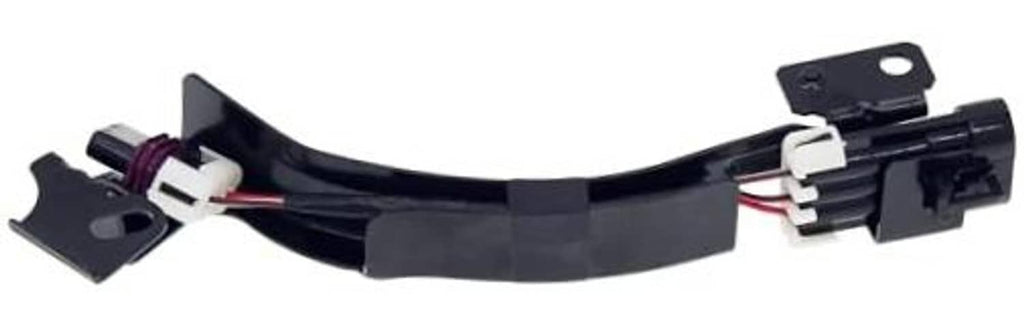 Cam position sensor connector with black wire harness and multi-pin plug ends.