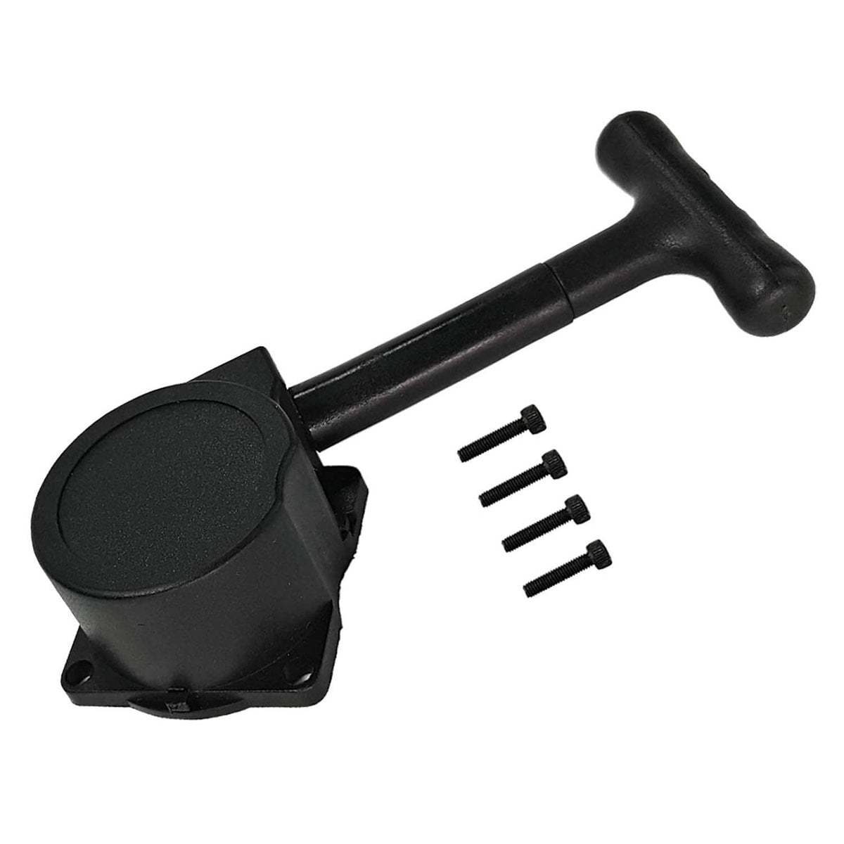 RC recoil pull starter with pull handle and four mounting screws