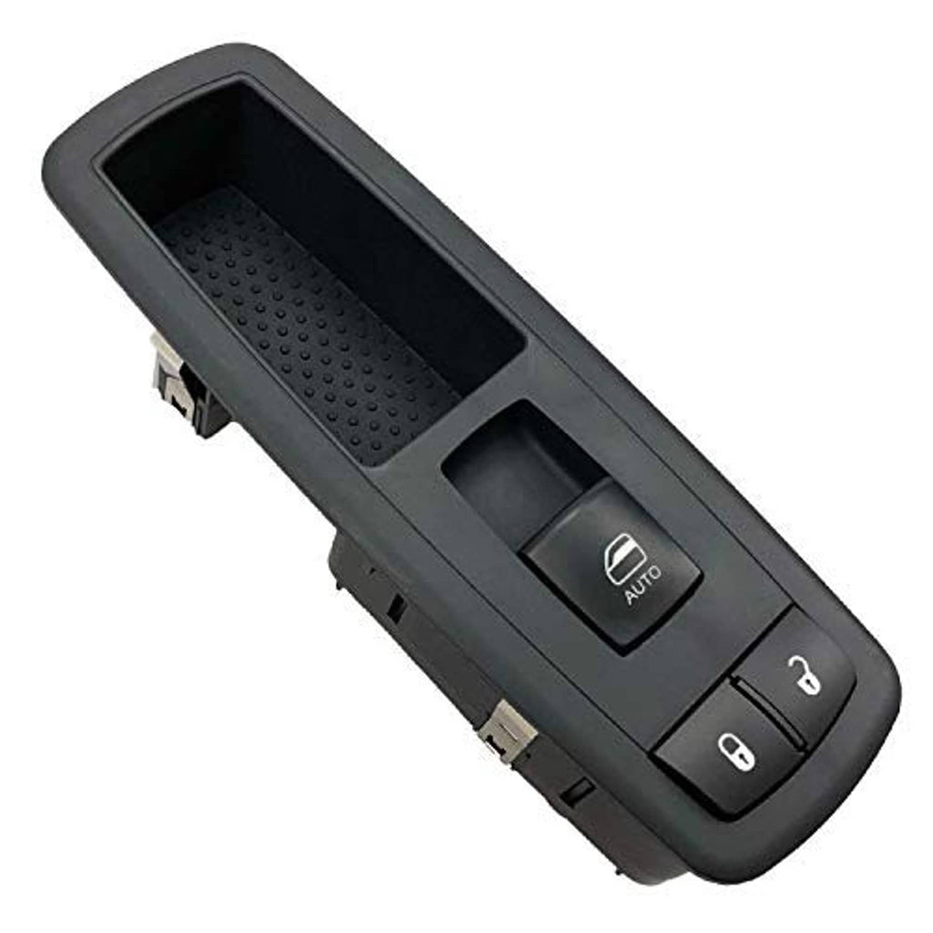 Power window switch panel with Auto button and rocker window controls, dark gray